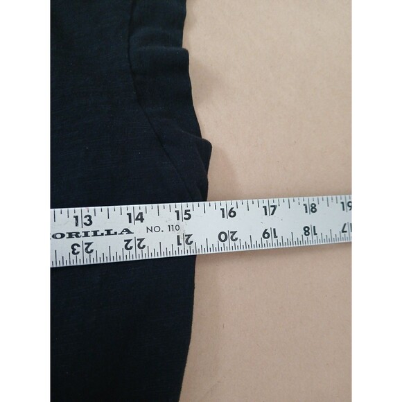 Pact Jumpsuit Womens S Black Organic Cotton Drawstring Luxe Athleisure - Picture 5 of 6